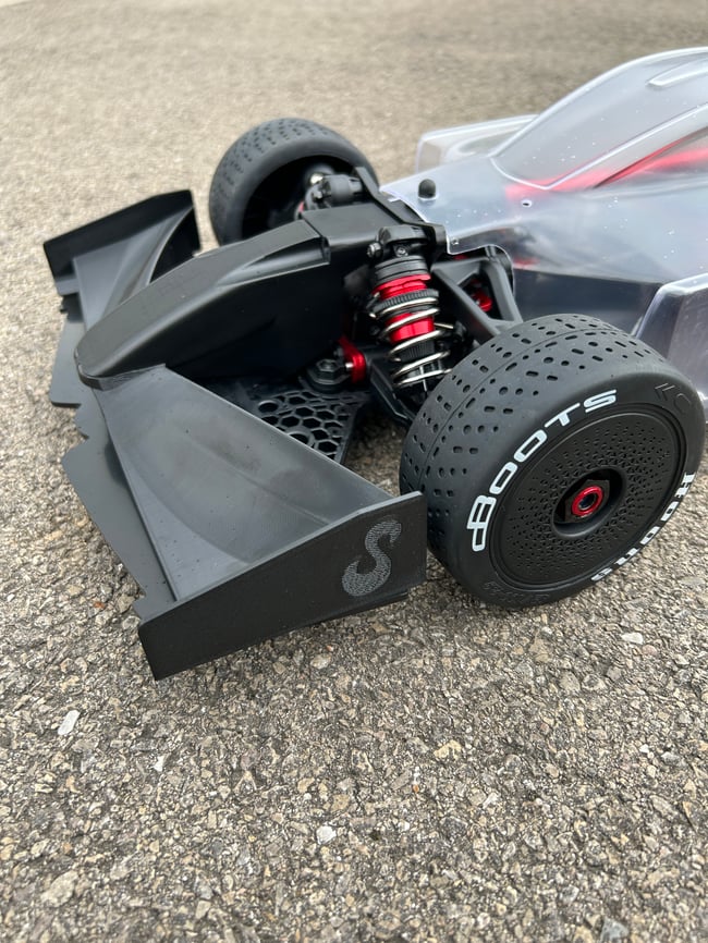 Arrma Limitless Full Front Wing Assembly | Improved Aero & Downforce | Limitless Front Nose Spoiler 