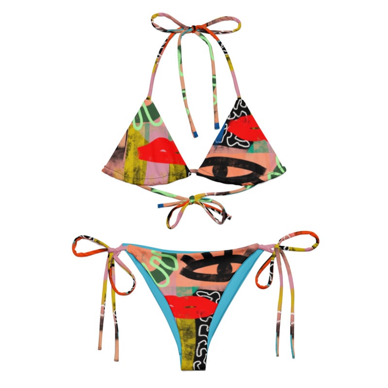 Image of Graffiti Triangle Bikini