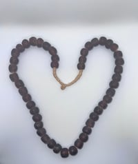 Brown Glass Beads Necklace