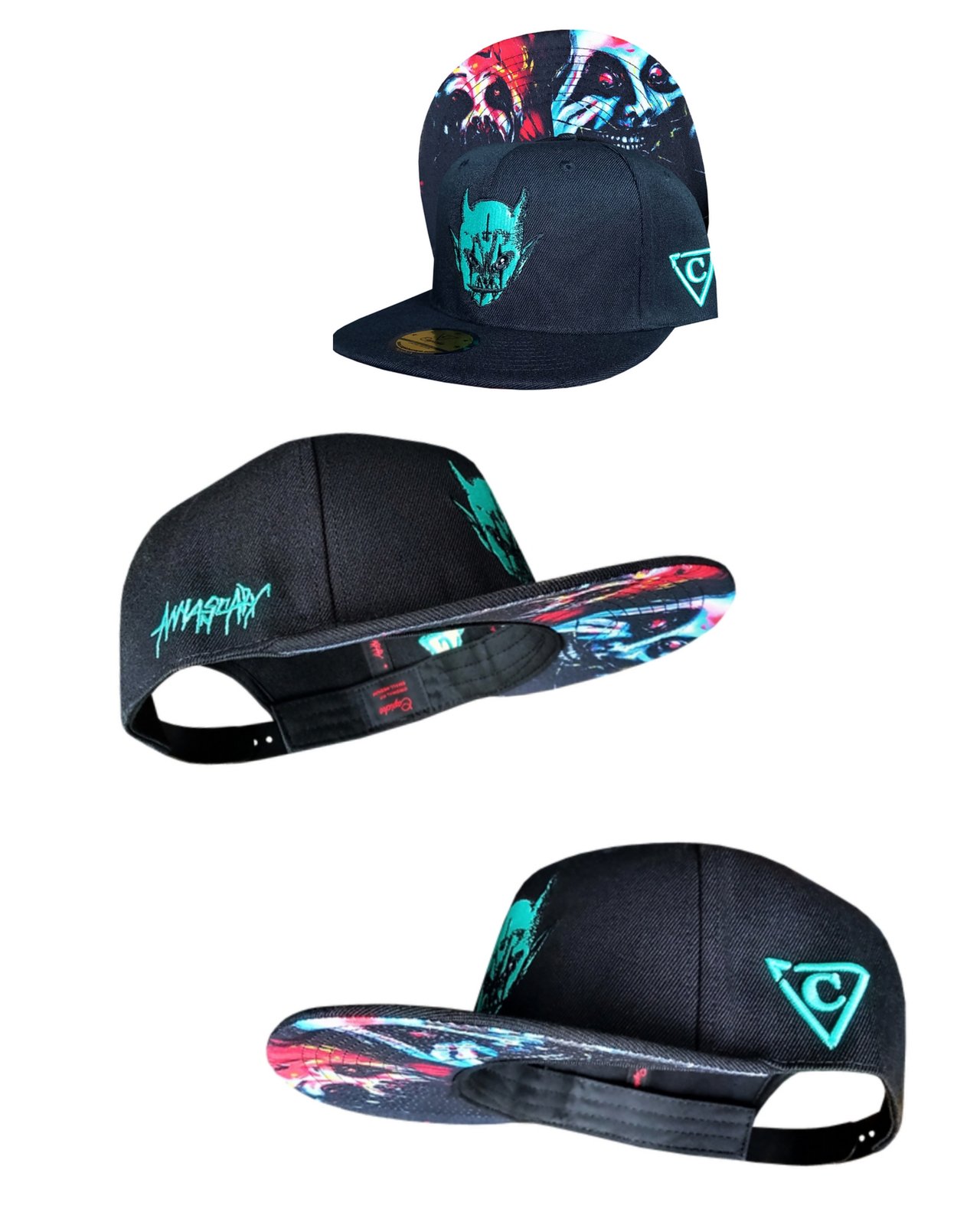 Limited edition cap/collab Capichecaps+Anna Scary | Horror artist