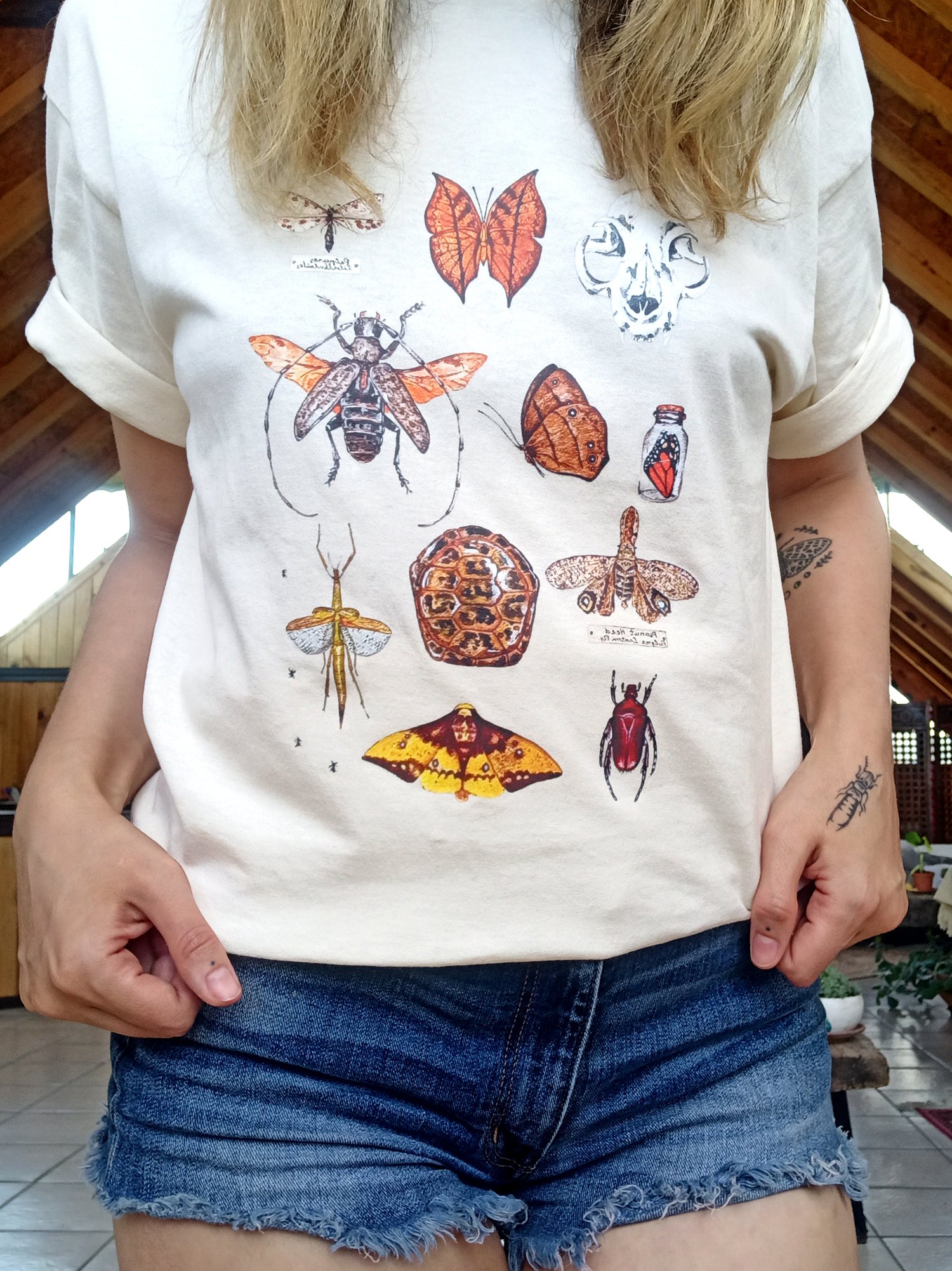 Image of Cabinet of Curiosities tee Sand Color 