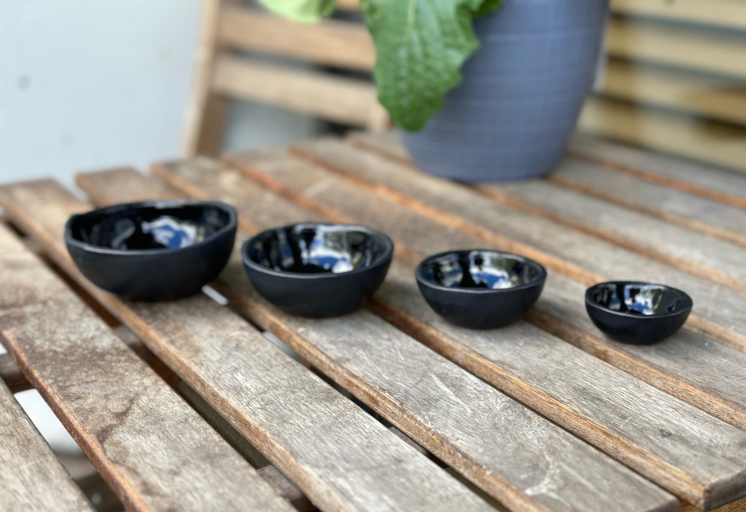 Image of Black Silk Prep Bowls