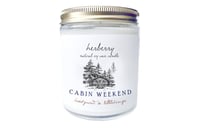 CABIN WEEKEND. Soy Candle.