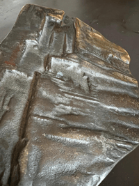 Image 2 of Bronze Push or Pull Door Handle with Aged Patina