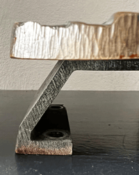 Image 4 of Bronze Push or Pull Door Handle with Aged Patina