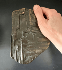 Image 5 of Bronze Push or Pull Door Handle with Aged Patina