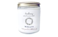 WREATH. Soy Candle.