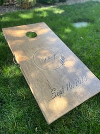 Custom Wedding Cornhole Boards