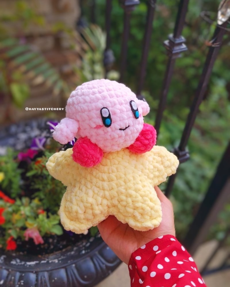 Image of Kirby on a Star 