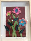 Floral Pictures in Wood Frames