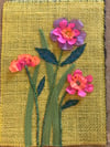 Floral Pictures in Wood Frames