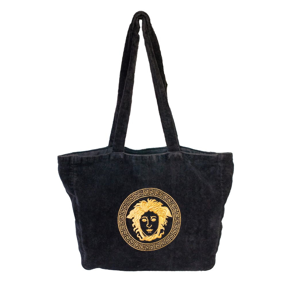 Image of Gianni Versace French Terry 1995 Tote Bag