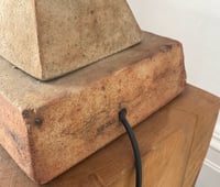 Image 5 of Studio Ceramic Totem Lamp by Rooke with Original Shade