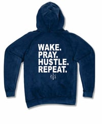 Image 2 of Wake Pray Hustle Repeat Vintage Hoodie 