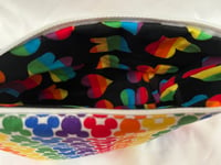 Image 3 of Rainbow Mouse Zipper Pouch