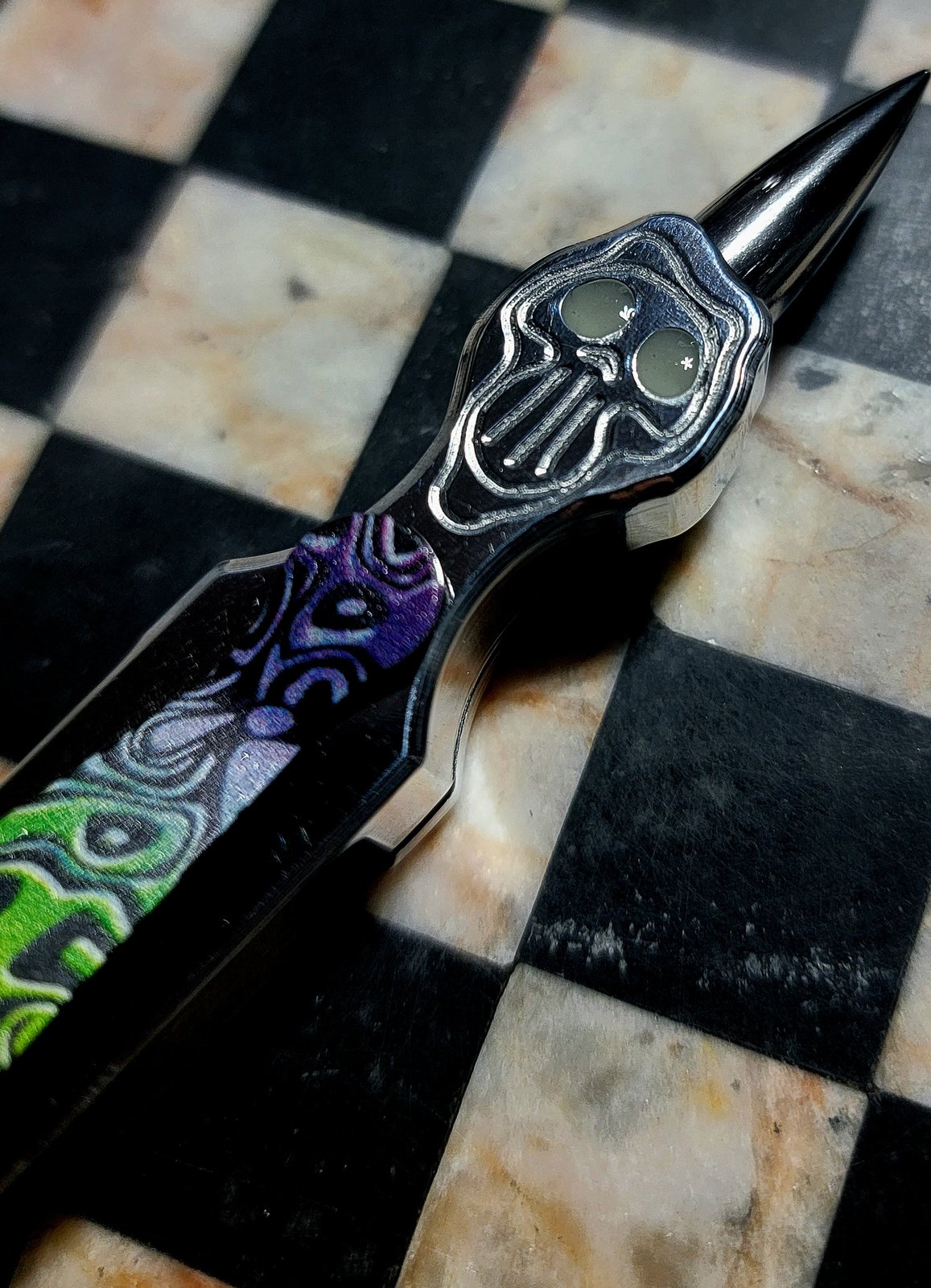 Mr. D Dealer version Zip Zap polished with pocket clip | Scorpion