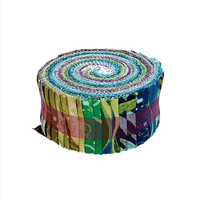 Image 3 of DANCE OF THE DRAGONFLY-2 1/2" Pinwheel by Maria Kalinowski of Kanvas for Benartex.