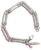 Image of Silver Bone Bracelet 