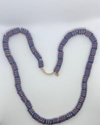 Image 1 of Blue Trade Beads Necklace