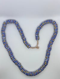 Image 2 of Blue Trade Beads Necklace