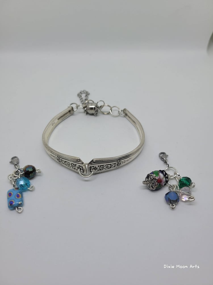 Image of Double Handle Silverware Bracelet Plus 