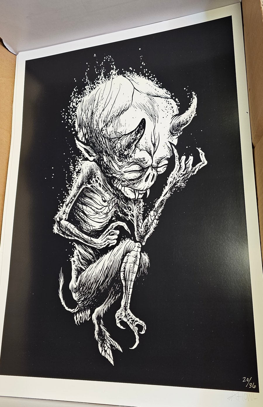 Image of Devil Baby print - Signed by Andy Howl - 13x19