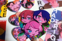 Image of HYPMIC hypnosis mic division 2in heart buttons