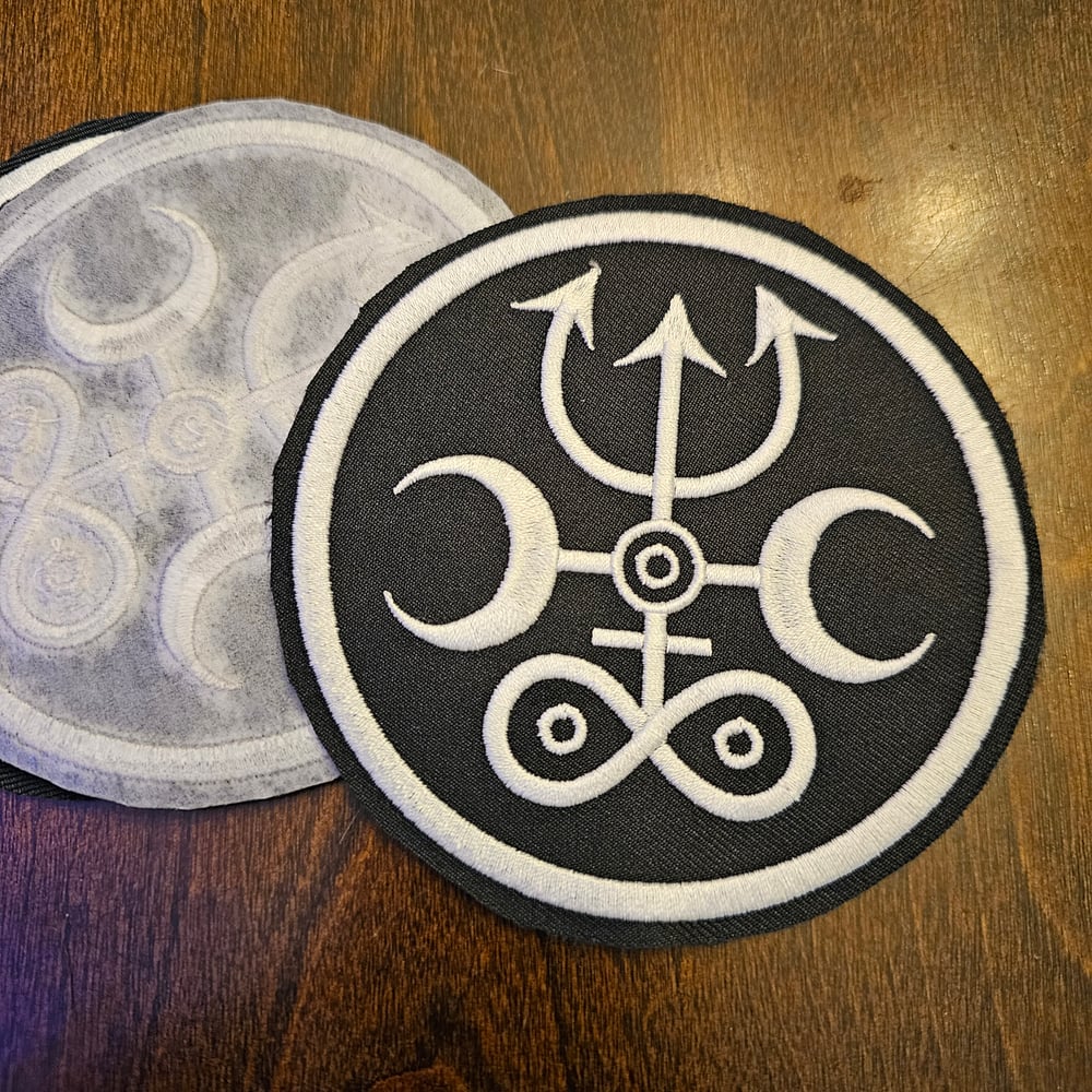 Image of Andy Howl sigil - 4inch embroidered patch