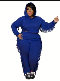 Image 1 of FRINGE 2PC BLUE