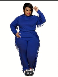 Image 3 of FRINGE 2PC BLUE
