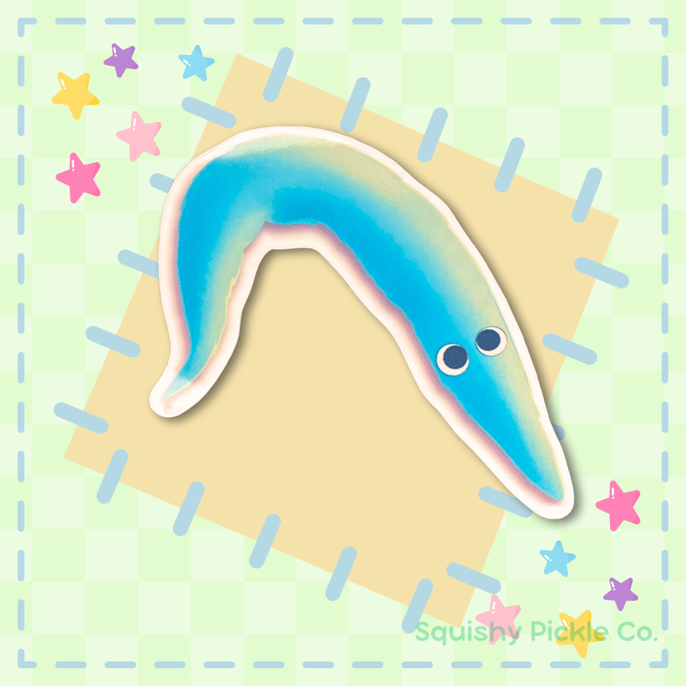 Image of Worm Vinyl  - Waterproof Vinyl Sticker
