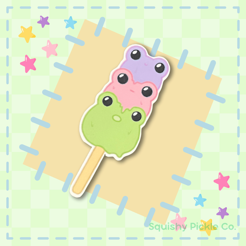 Image of Froggy Pop Vinyl  - Waterproof Vinyl Sticker