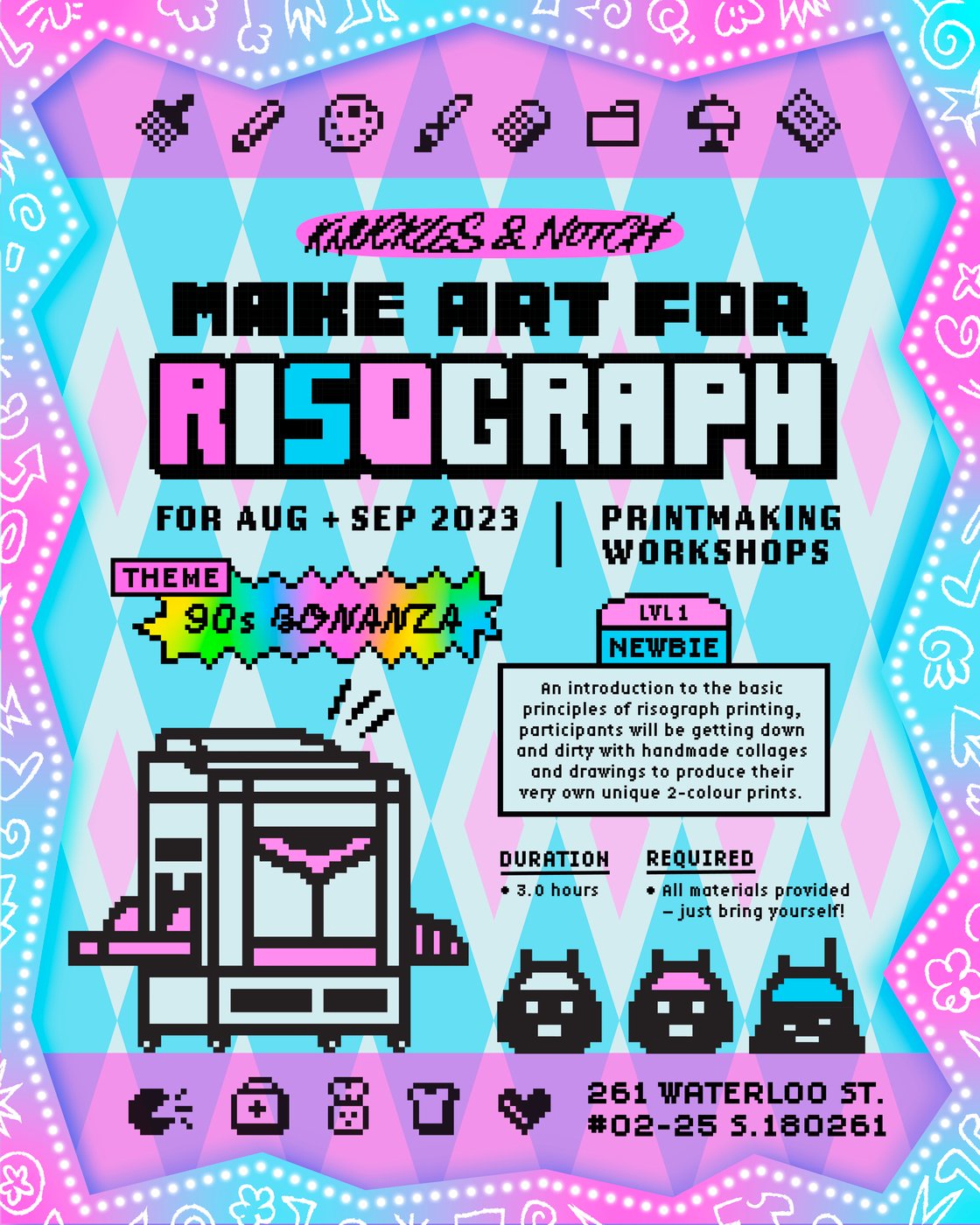 Image of Risograph Workshop for Beginners - The 90s (Aug-Sep)