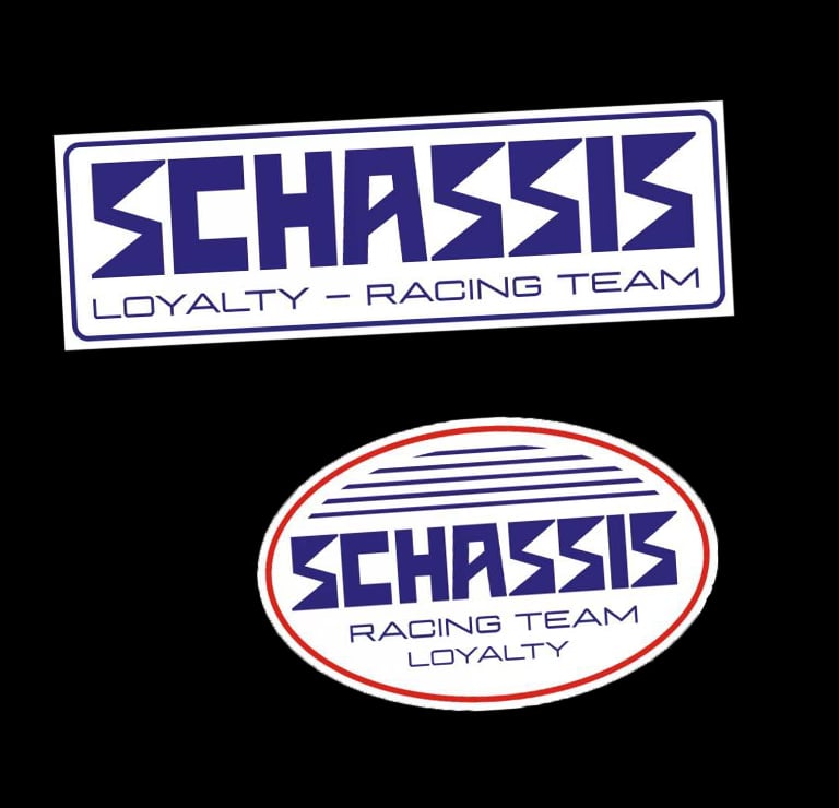 Image of S-Chassis Old Logo Sticker (2-Pack)