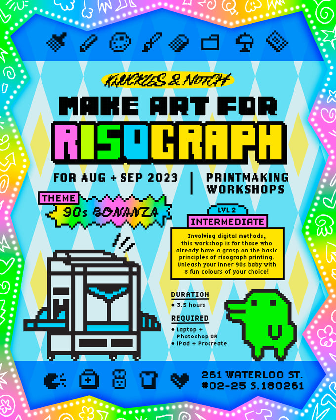 Image of Risograph Workshop for Intermediate Level - The 90s (Aug-Sep)