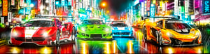 Image of 'GT3 Racers Tokyo' - Limited edition print