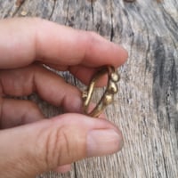 Image 2 of 3 Dot Brass Stacker, US 9.5