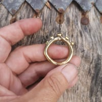 Image 1 of 5 Dot Brass Stacker, US 8.25