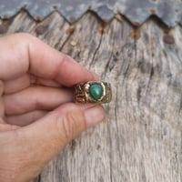 Image 1 of Chrysoprase Wide Band, US 6.5