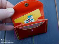 Image 4 of Wallet handmade leather cardholder wallet famous Buttero 