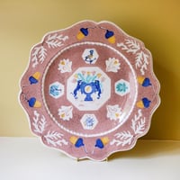 Image 1 of Large Manganese Romantic Platter