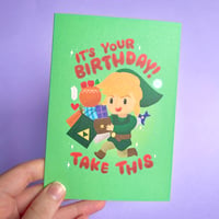 Image 2 of Link Take This Birthday Card