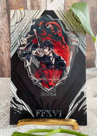 Image 2 of [IN-STOCK] FFXVI Foiled Acrylic Pins