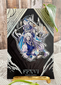 Image 3 of [IN-STOCK] FFXVI Foiled Acrylic Pins