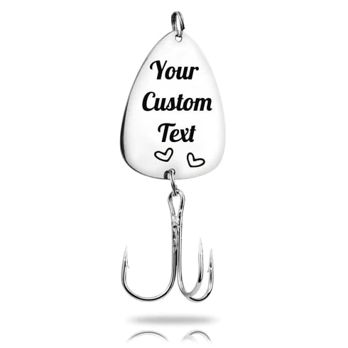 Custom Message Fish Hook / keepsake fishing lure