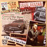 Image 1 of GENE CRAZED & THE ROCKABILLY BUTCHERS - S/T (LP) RED