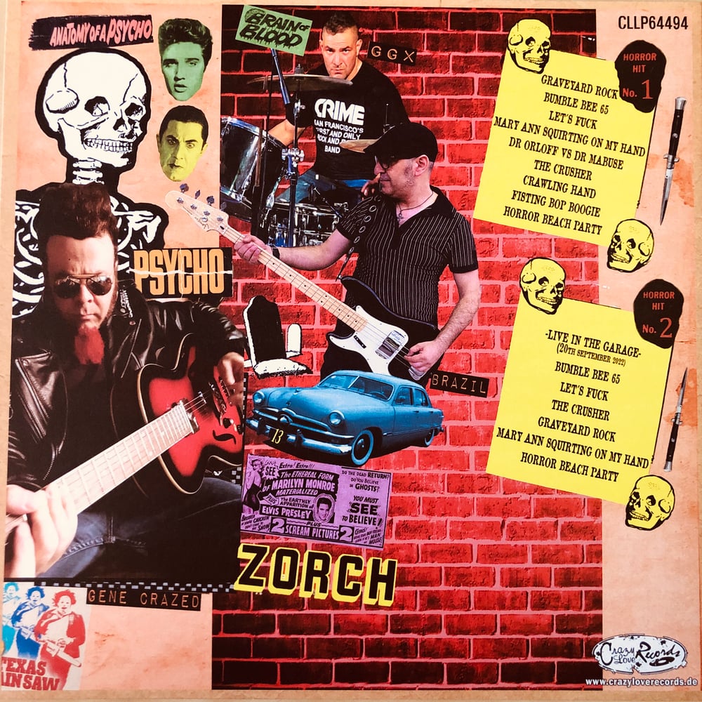 GENE CRAZED & THE ROCKABILLY BUTCHERS - S/T (LP) RED