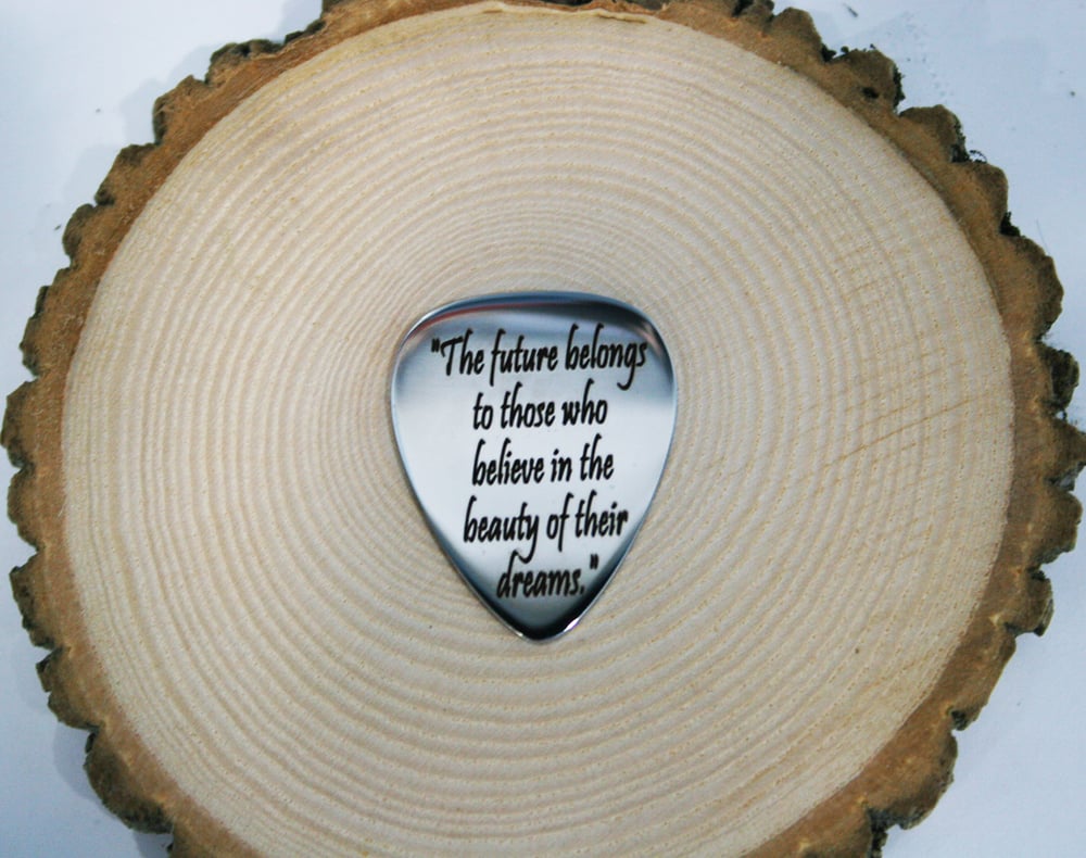 Image of Personalized Guitar Pick with Custom Message