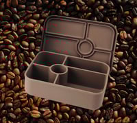 Image 1 of Silicone Bento 5 Lunchbox Coffee