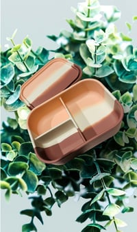 Image 3 of Silicone Bento 3 Lunchbox Autumn Splash